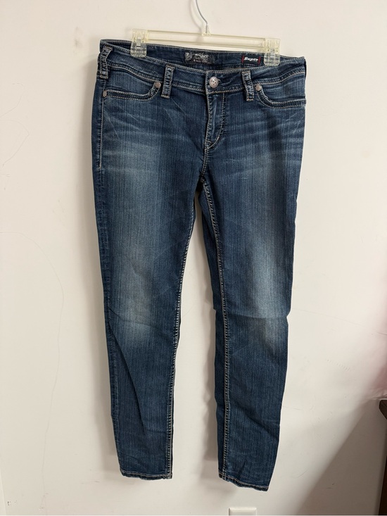 Denim - Women’s Dark Blue Slim Fit Jeans